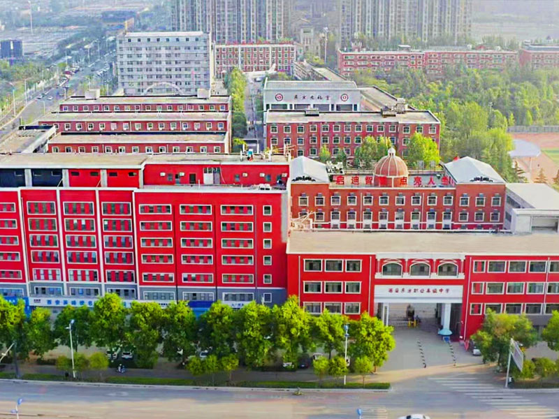 定边校园鸟瞰图
